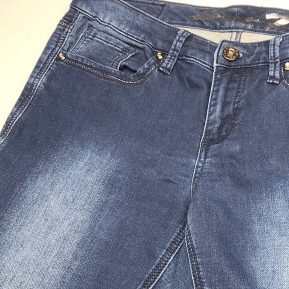 LIKE NEW SEVEN7 SKINNY JEANS 8/28x30 EMBROIDERED BACK POCKETS 😎 - Picture 15 of 16